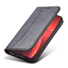 Заредете изображение във визуализатора на галерията – Magnet Fancy Case Case for iPhone 13 Pro Pouch Wallet Card Holder Black - TopMag
