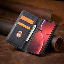 Заредете изображение във визуализатора на галерията – Magnet Fancy Case Case for iPhone 13 Pro Max Pouch Wallet Card Holder Black - TopMag
