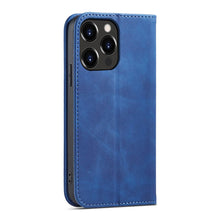 Заредете изображение във визуализатора на галерията – Magnet Fancy Case Case for iPhone 13 Pro Max Pouch Card Wallet Card Holder Blue - TopMag
