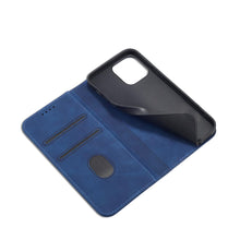 Заредете изображение във визуализатора на галерията – Magnet Fancy Case Case for iPhone 13 Pro Max Pouch Card Wallet Card Holder Blue - TopMag
