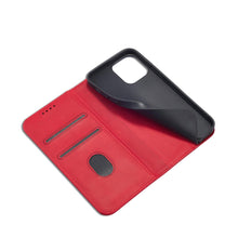 Заредете изображение във визуализатора на галерията – Magnet Fancy Case Case for iPhone 13 Pro Max Pouch Wallet Card Holder Red - TopMag

