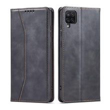 Заредете изображение във визуализатора на галерията – Magnet Fancy Case Case For Samsung Galaxy A12 5G Pouch Wallet Card Holder Black - TopMag
