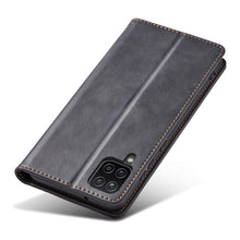 Заредете изображение във визуализатора на галерията – Magnet Fancy Case Case For Samsung Galaxy A12 5G Pouch Wallet Card Holder Black - TopMag
