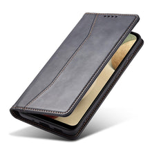 Заредете изображение във визуализатора на галерията – Magnet Fancy Case Case For Samsung Galaxy A12 5G Pouch Wallet Card Holder Black - TopMag
