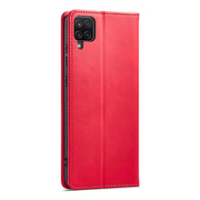 Заредете изображение във визуализатора на галерията – Magnet Fancy Case Case for Samsung Galaxy A12 5G Pouch Card Wallet Card Stand Red - TopMag

