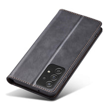 Заредете изображение във визуализатора на галерията – Magnet Fancy Case Case For Samsung Galaxy A52 / A52 5G / A52s 5G Pouch Wallet Card Holder Card Stand Black - TopMag

