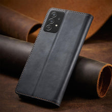 Заредете изображение във визуализатора на галерията – Magnet Fancy Case Case For Samsung Galaxy A52 / A52 5G / A52s 5G Pouch Wallet Card Holder Card Stand Black - TopMag

