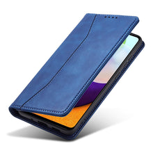 Заредете изображение във визуализатора на галерията – Magnet Fancy Case Case For Samsung Galaxy A52 / A52 5G / A52s 5G Pouch Wallet Card Card Stand Blue - TopMag
