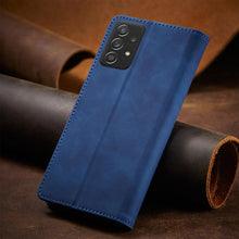 Заредете изображение във визуализатора на галерията – Magnet Fancy Case Case For Samsung Galaxy A52 / A52 5G / A52s 5G Pouch Wallet Card Card Stand Blue - TopMag
