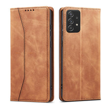 Заредете изображение във визуализатора на галерията – Magnet Fancy Case Case For Samsung Galaxy A52 / A52 5G / A52s 5G Pouch Wallet Card Card Stand Brown - TopMag
