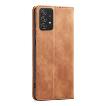 Заредете изображение във визуализатора на галерията – Magnet Fancy Case Case For Samsung Galaxy A52 / A52 5G / A52s 5G Pouch Wallet Card Card Stand Brown - TopMag
