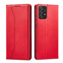 Заредете изображение във визуализатора на галерията – Magnet Fancy Case Case for Samsung Galaxy A52 / A52 5G / A52s 5G Pouch Wallet Card Card Stand Red - TopMag
