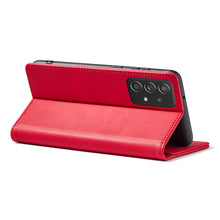 Заредете изображение във визуализатора на галерията – Magnet Fancy Case Case for Samsung Galaxy A52 / A52 5G / A52s 5G Pouch Wallet Card Card Stand Red - TopMag
