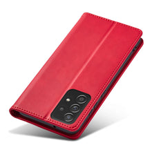 Заредете изображение във визуализатора на галерията – Magnet Fancy Case Case for Samsung Galaxy A52 / A52 5G / A52s 5G Pouch Wallet Card Card Stand Red - TopMag
