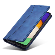 Заредете изображение във визуализатора на галерията – Magnet Fancy Case Case For Samsung Galaxy A13 5G Pouch Wallet Card Holder Blue - TopMag
