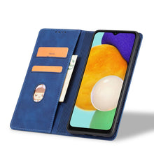 Заредете изображение във визуализатора на галерията – Magnet Fancy Case Case For Samsung Galaxy A13 5G Pouch Wallet Card Holder Blue - TopMag
