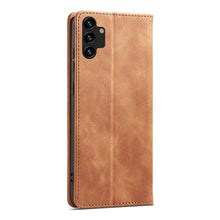 Заредете изображение във визуализатора на галерията – Magnet Fancy Case Case for Samsung Galaxy A13 5G Pouch Wallet Card Holder Brown - TopMag
