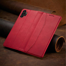 Заредете изображение във визуализатора на галерията – Magnet Fancy Case Case For Samsung Galaxy A13 5G Pouch Wallet Card Holder Red - TopMag
