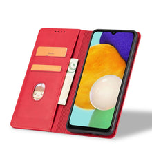 Заредете изображение във визуализатора на галерията – Magnet Fancy Case Case For Samsung Galaxy A13 5G Pouch Wallet Card Holder Red - TopMag
