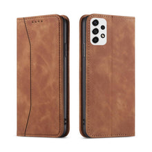 Заредете изображение във визуализатора на галерията – Magnet Fancy Case Case For Samsung Galaxy A53 5G Pouch Wallet Card Holder Brown - TopMag
