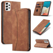 Заредете изображение във визуализатора на галерията – Magnet Fancy Case Case For Samsung Galaxy A53 5G Pouch Wallet Card Holder Brown - TopMag
