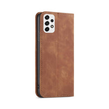 Заредете изображение във визуализатора на галерията – Magnet Fancy Case Case For Samsung Galaxy A53 5G Pouch Wallet Card Holder Brown - TopMag
