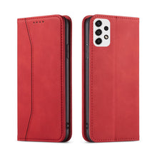 Заредете изображение във визуализатора на галерията – Magnet Fancy Case Case For Samsung Galaxy A53 5G Pouch Wallet Card Holder Red - TopMag
