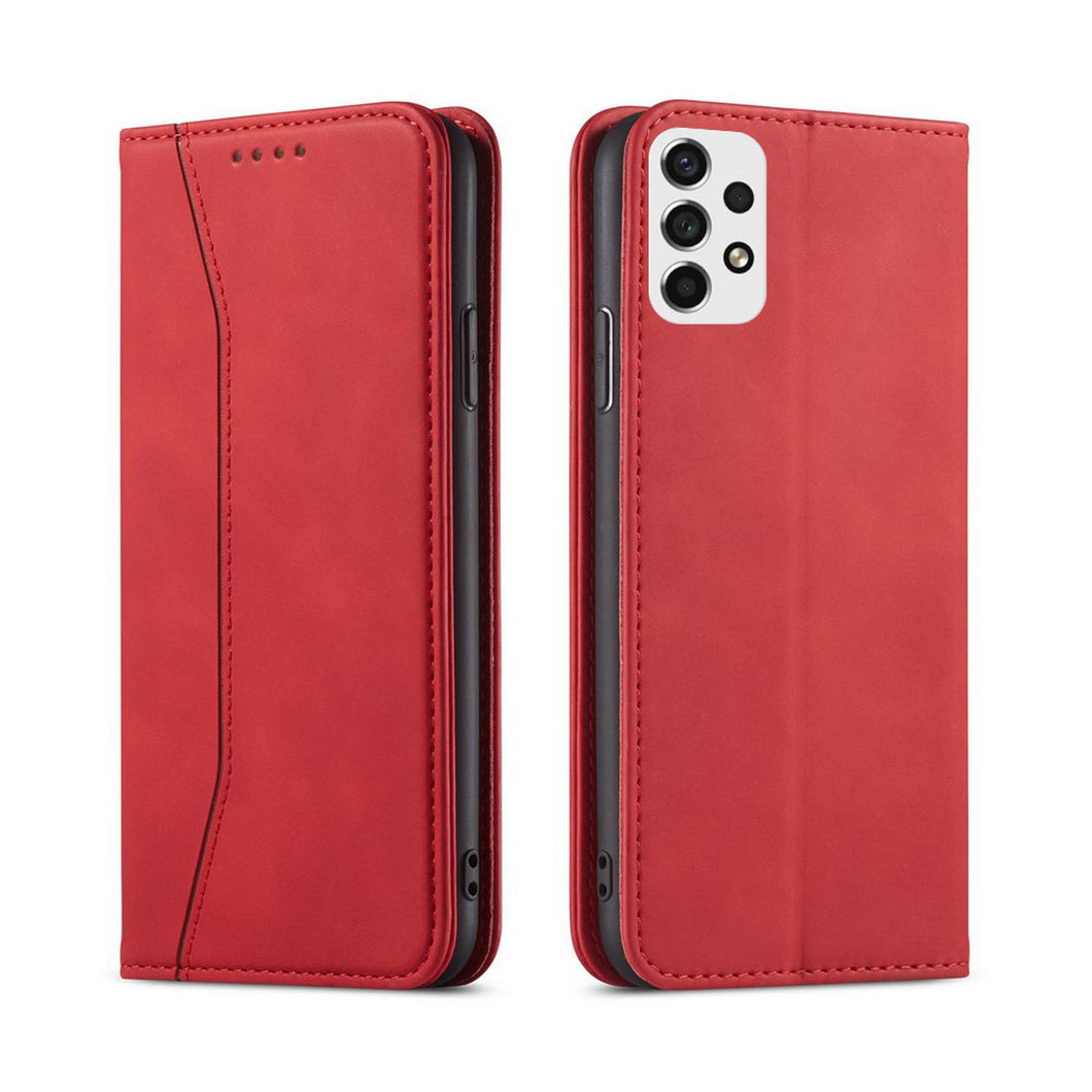 Magnet Fancy Case Case For Samsung Galaxy A53 5G Pouch Wallet Card Holder Red - TopMag