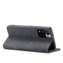 Заредете изображение във визуализатора на галерията – Magnet Fancy Case Case for Xiaomi Redmi Note 11 Pouch Card Wallet Card Holder Black - TopMag
