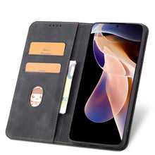 Заредете изображение във визуализатора на галерията – Magnet Fancy Case Case for Xiaomi Redmi Note 11 Pouch Card Wallet Card Holder Black - TopMag
