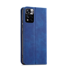Заредете изображение във визуализатора на галерията – Magnet Fancy Case Case for Xiaomi Redmi Note 11 Pouch Card Wallet Card Holder Blue - TopMag

