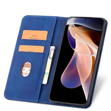 Заредете изображение във визуализатора на галерията – Magnet Fancy Case Case for Xiaomi Redmi Note 11 Pouch Card Wallet Card Holder Blue - TopMag
