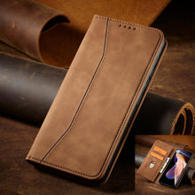 Заредете изображение във визуализатора на галерията – Magnet Fancy Case Case for Xiaomi Redmi Note 11 Pouch Wallet Card Holder Brown - TopMag
