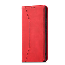 Заредете изображение във визуализатора на галерията – Magnet Fancy Case Case for Xiaomi Redmi Note 11 Pro Cover Card Wallet Card Stand Red - TopMag
