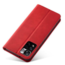 Заредете изображение във визуализатора на галерията – Magnet Fancy Case Case for Xiaomi Redmi Note 11 Pro Cover Card Wallet Card Stand Red - TopMag

