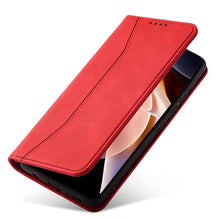 Заредете изображение във визуализатора на галерията – Magnet Fancy Case Case for Xiaomi Redmi Note 11 Pro Cover Card Wallet Card Stand Red - TopMag
