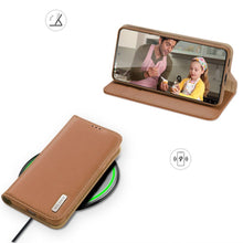 Заредете изображение във визуализатора на галерията – DUX DUCIS Hivo - Leather Wallet Case for Samsung Galaxy S24 Ultra black
