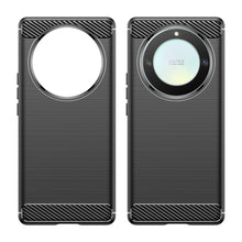 Заредете изображение във визуализатора на галерията – Carbon Case case for Honor Magic5 Lite / X40 / X9a flexible silicone carbon cover black
