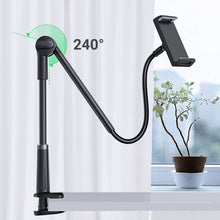 Заредете изображение във визуализатора на галерията – Ugreen universal holder stand phone stand tablet tripod lazy holder with flexible arm black (90296 LP485) - TopMag
