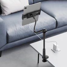 Заредете изображение във визуализатора на галерията – Ugreen universal holder stand phone stand tablet tripod lazy holder with flexible arm black (90296 LP485) - TopMag
