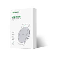Заредете изображение във визуализатора на галерията – Ugreen 15W Qi wireless charger white (CD191 40122) - TopMag
