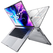 Заредете изображение във визуализатора на галерията – Supcase UNICORN BEETLE CLEAR MACBOOK PRO 16 2021-2022 BLACK - TopMag

