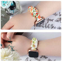Заредете изображение във визуализатора на галерията – Fabric Watch 7 band 7/6/5/4/3/2 / SE (41/40 / 38mm) strap bracelet bracelet with elastic blue - TopMag
