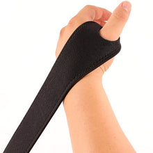 Заредете изображение във визуализатора на галерията – Velcro fabric stabilizer right wrist orthosis band black - TopMag
