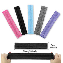 Заредете изображение във визуализатора на галерията – Elastic fabric headband for running fitness blue - TopMag
