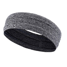 Заредете изображение във визуализатора на галерията – Gray fabric elastic headband for running fitness - TopMag
