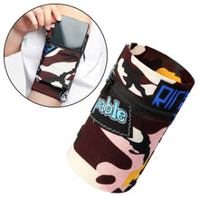 Заредете изображение във визуализатора на галерията – Fabric armband for running fitness brown - TopMag
