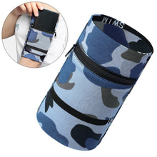 Заредете изображение във визуализатора на галерията – Fabric armband on the arm for running fitness, camo blue - TopMag
