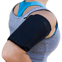 Заредете изображение във визуализатора на галерията – Elastic fabric armband armband for running fitness L black - TopMag
