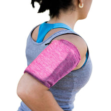Заредете изображение във визуализатора на галерията – Elastic fabric armband armband for running fitness L pink - TopMag
